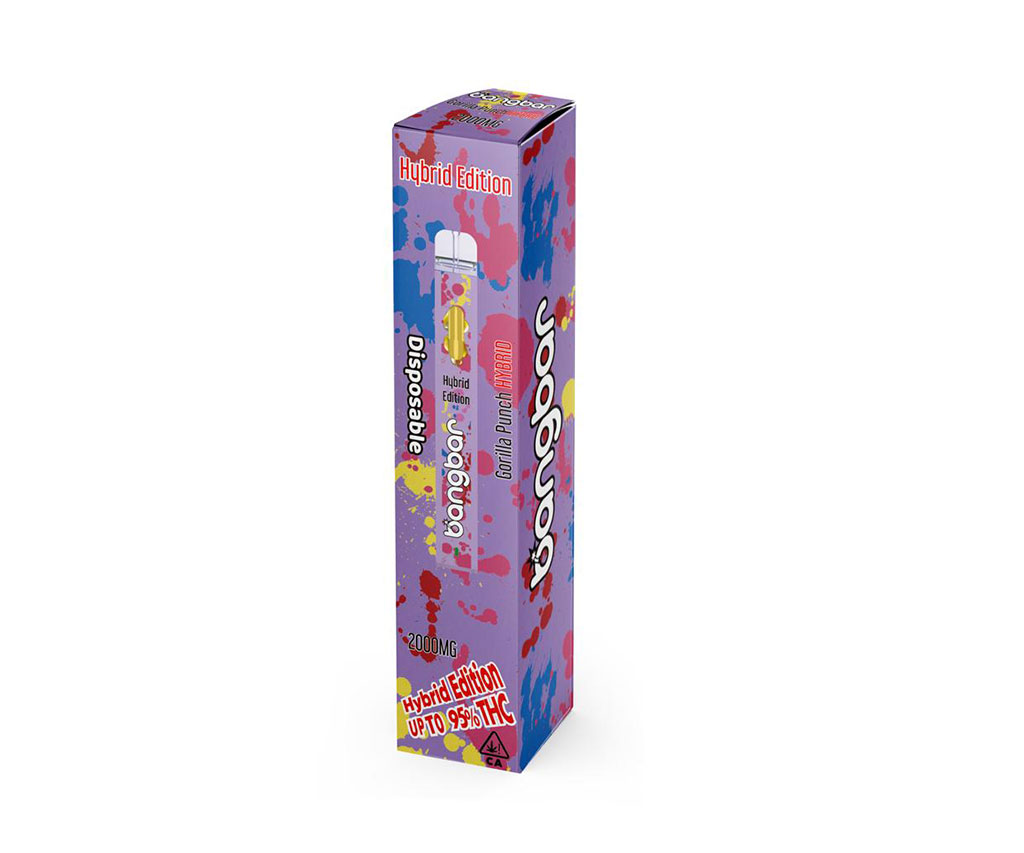 Bangbar Gorilla Punch Bangbar Disposable Vape Gorilla Punch 2g bangbar 2g Disposable bangbar Hybrid Edition bangbar 2 gram Disposable Bangbar Disposable