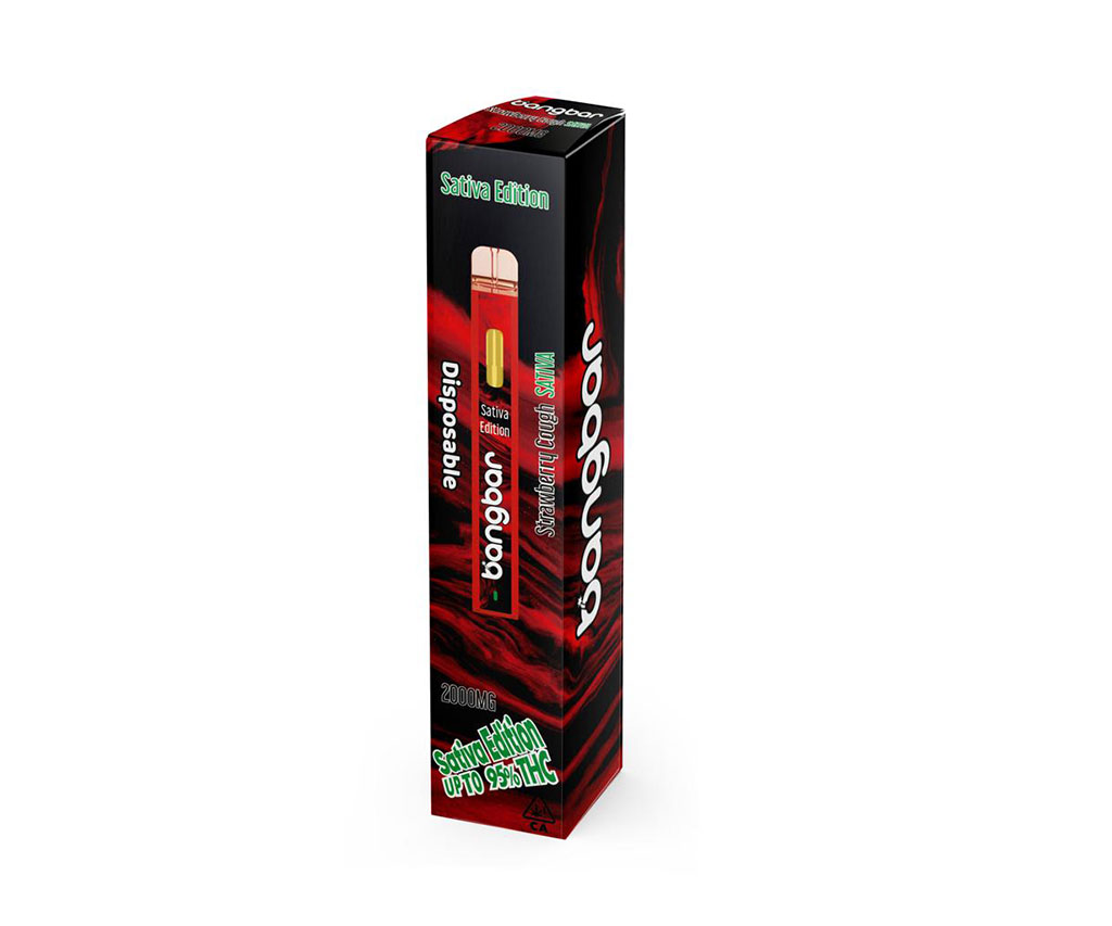 Bangbar disposable Strawberry cough 2g Bangbar disposable Strawberry cough 2g Disposable bangbar Sativa Edition bangbar 2 gram Disposable Bangbar Disposable