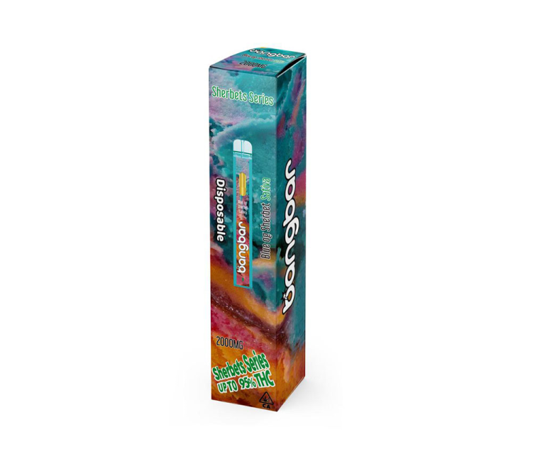 Bangbar Disposable Vape Blue OG 2g bangbar 2g Disposable bangbar Hybrid Edition bangbar 2 gram Disposable Bangbar Disposable