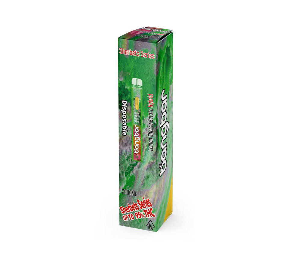 Bangbar Disposable Lemon Cherry Gelato 2g Bangbar Disposable Lemon Cherry Gelato 2g bangbar 2g Disposable bangbar Sherbets Series bangbar 2 gram Disposable Bangbar Disposable