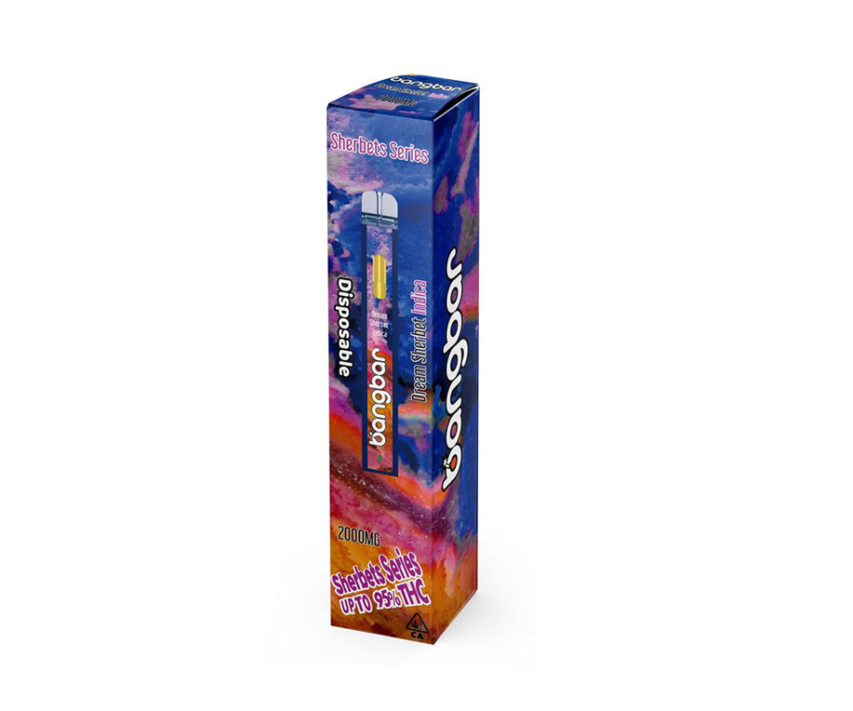 Bangbar Disposable Vape Dream Sherbet 2g bangbar 2g Disposable bangbar Sherbets Series bangbar 2 gram Disposable Bangbar Disposable