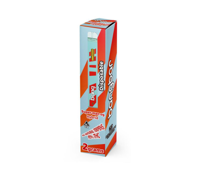 Bangbar Disposable Vape Superman Og 2g bangbar 2g Disposable bangbar Classic Flavors bangbar 2 gram Disposable Bangbar Disposable